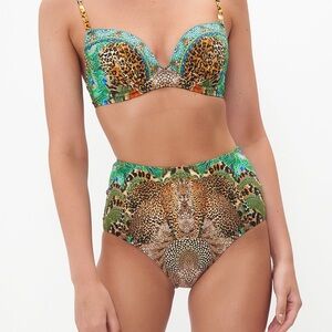 Camilla Surrealist Xanadu High-Waist Bikini Set ARCHIVED NWT